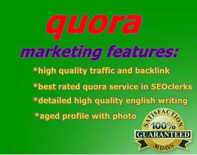 Offer 12 high quality Quora answer with upvotes 