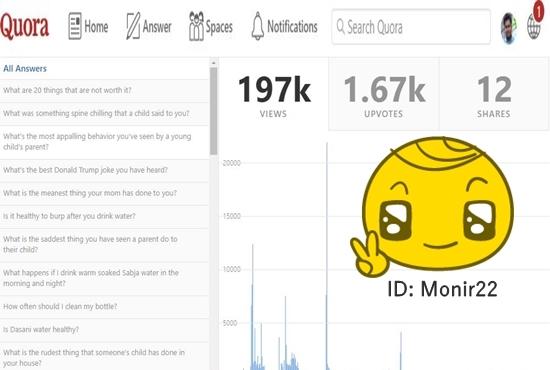 Give you 15 Quora Answer for getting huge traffic