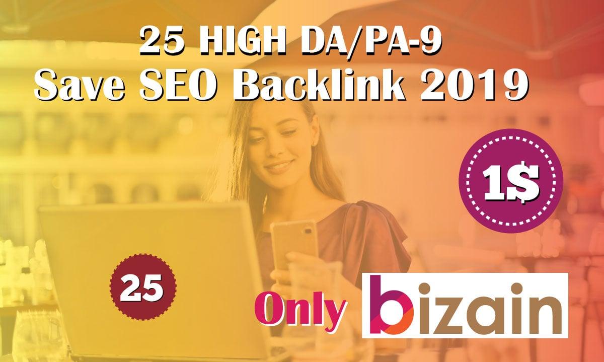 Manually Do 25 Pr9 DA 80+ Safe SEO High Authority Backlinks 2021 Best Results