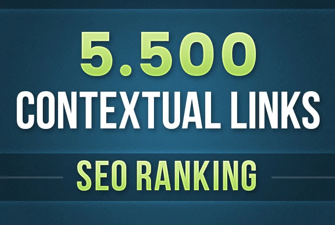 Provide 5500 Contextual Tiered Backlinks For SEO Ranking