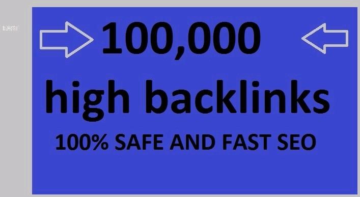 Google Rank up 100,000 backlinks create