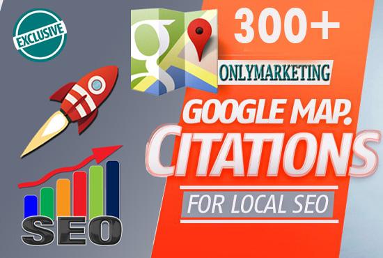 300 Google maps citations for ranking gmb and local seo business