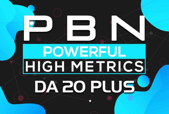 Get Powerful 50 Permanent Homepage PBN Backlinks on DA 20 Plus to Powerful Rank Booster