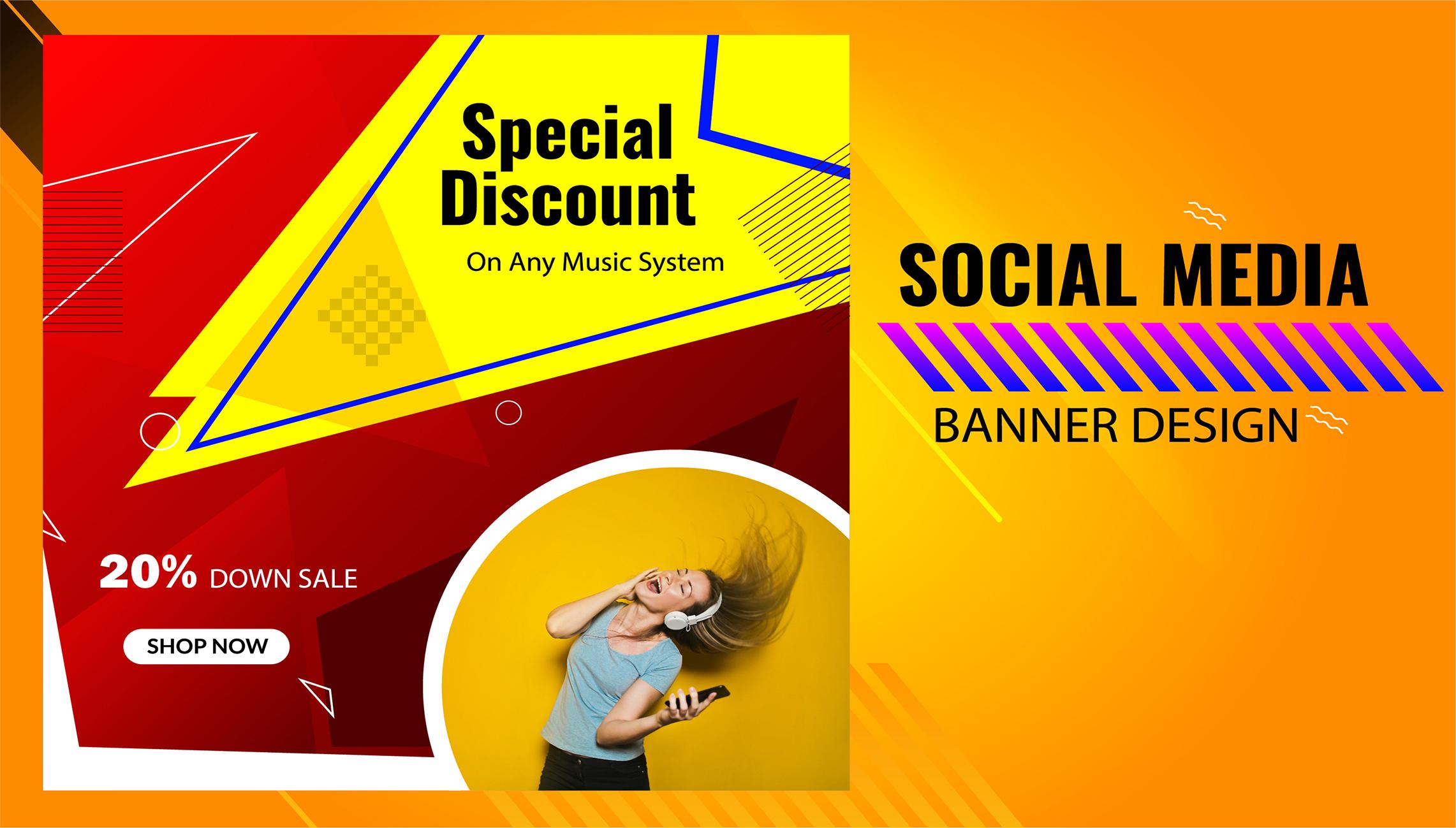 Design Your Facebook Cover or Social Media Banner within 24 hrs.