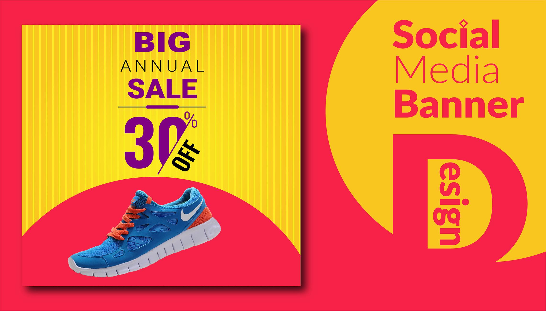 Design Your Facebook Cover or Social Media Banner within 24 hrs.