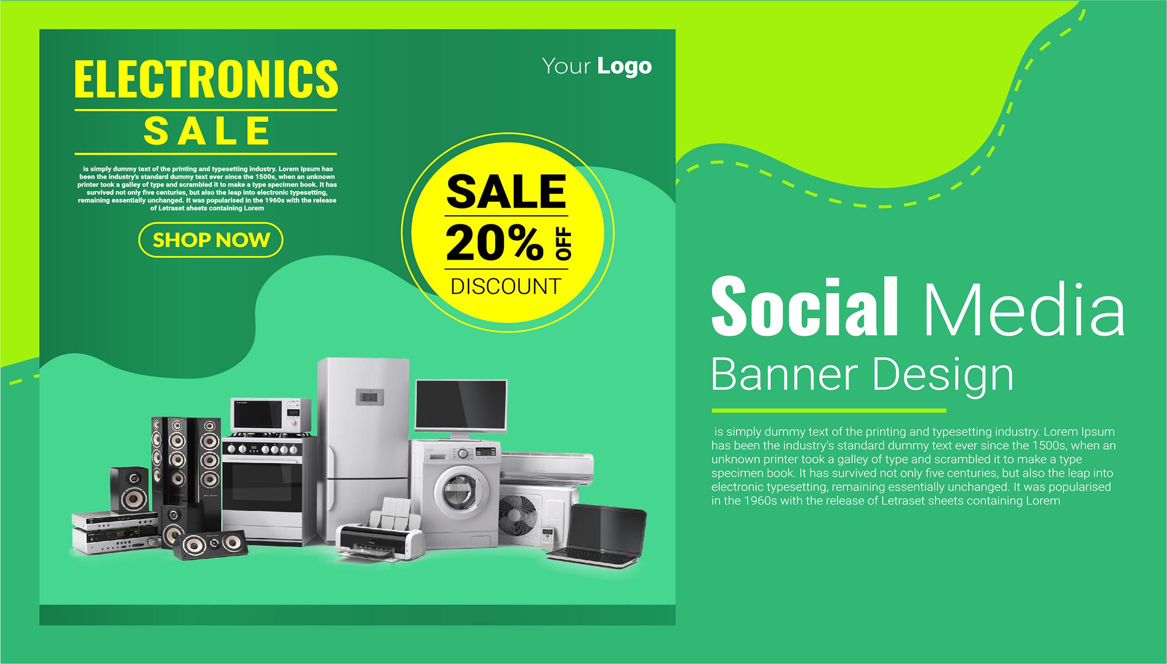 Design Your Facebook Cover or Social Media Banner within 24 hrs.