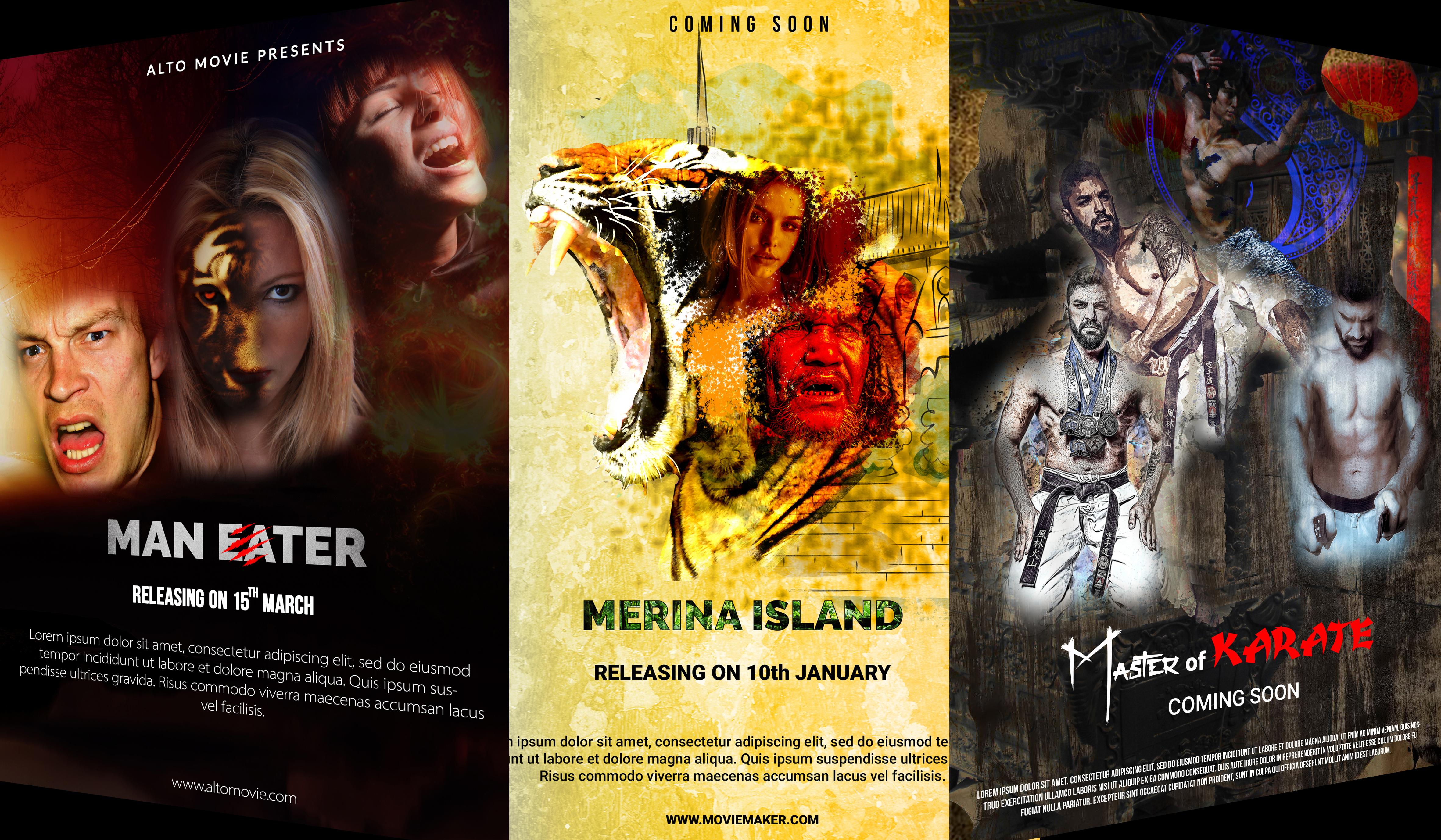 I will create Professional Movie Poster Design