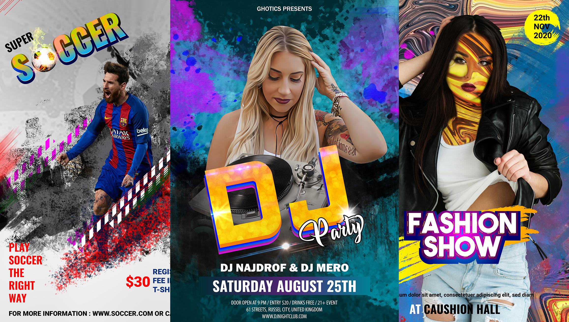 Design Professional Flyer and Poster For Your Business