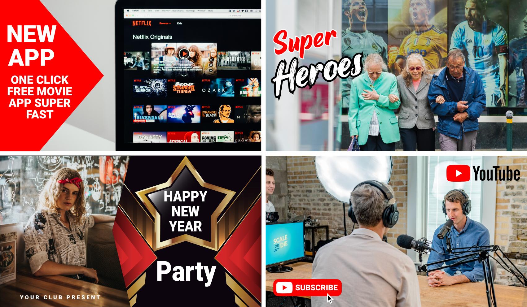 I will create eye catchy youtube thumbnail