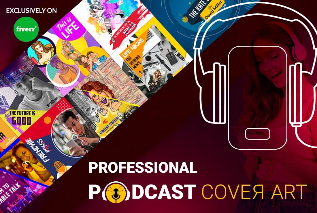 I will design a professional, unique, luxury podcast cover art
