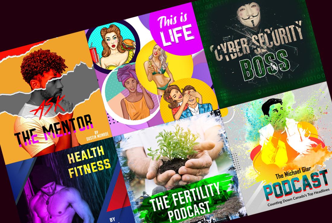 I will design a professional, unique, luxury podcast cover art