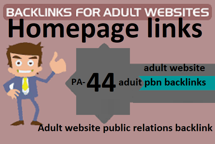 Permanent Homepage PBN Back link on a very popular PA 20 - 44 Adult Website