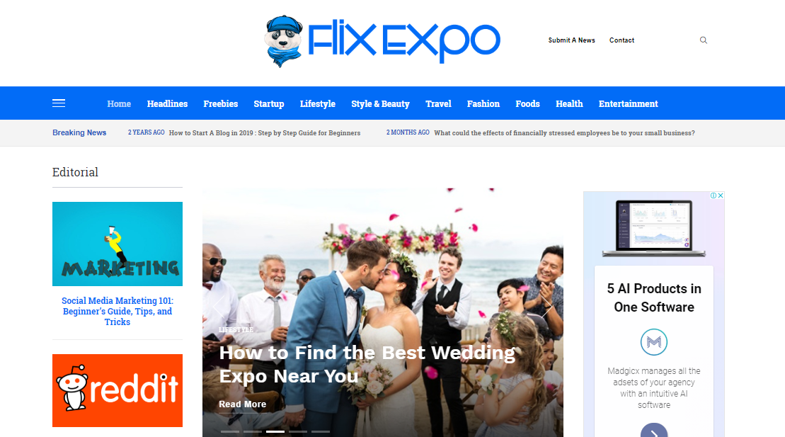 Publish A Quality Guest Post On Flix Expo