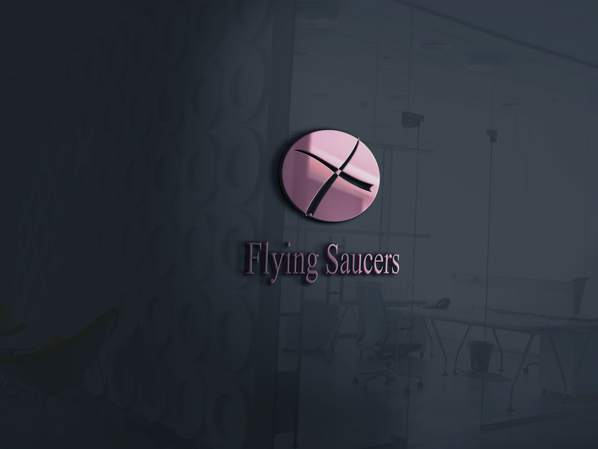 I'll create a stunning flat logo for you!