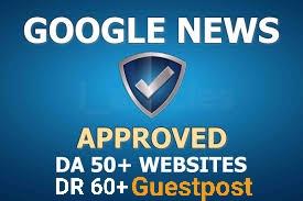 do guestpost DA 50+ my google news approvad website