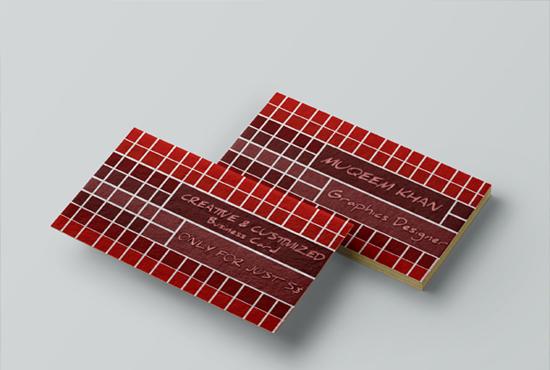 I'll Create Customized Business Card 