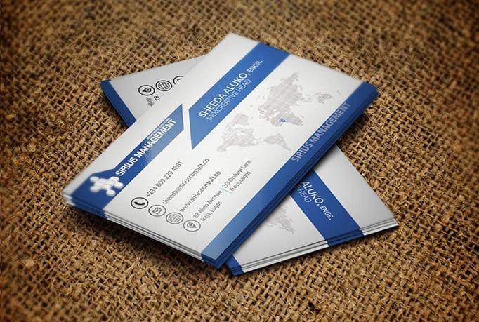 Design a Professional Business Card print ready
