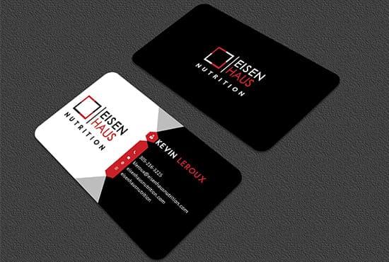 Design a Professional Business Card print ready