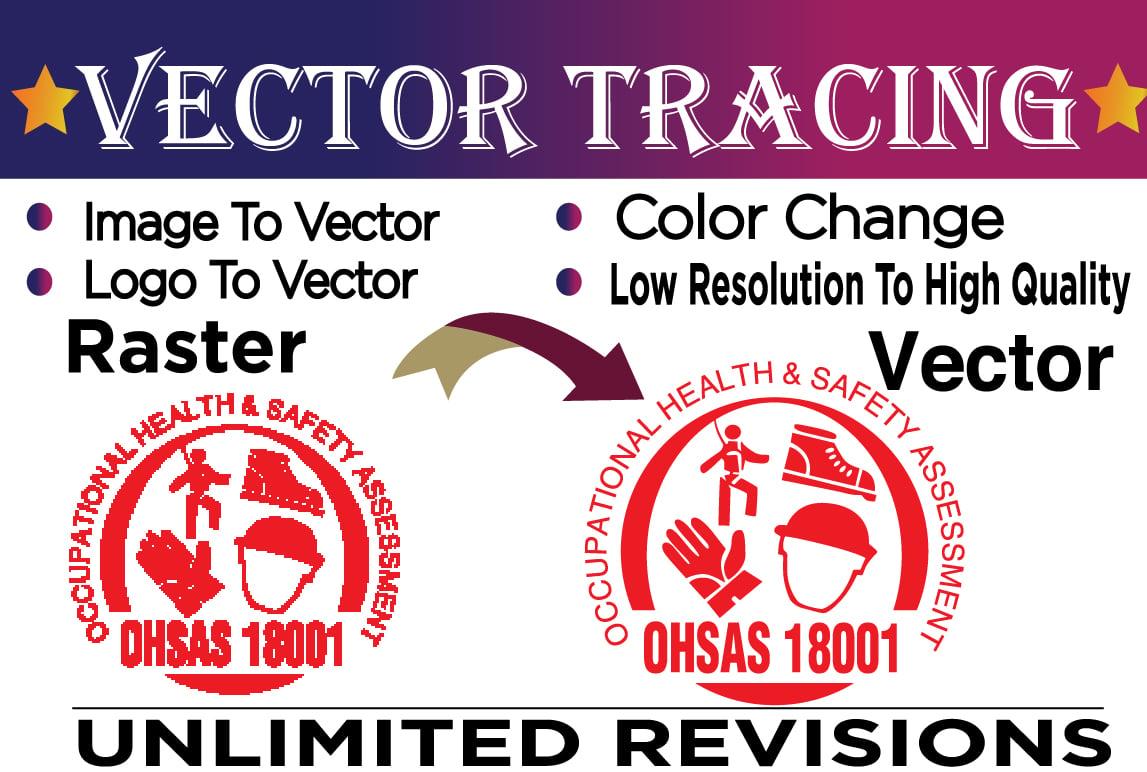 Vector Tracing On Image Or Logo, Vector Trace, Redesign, Vectorise