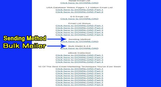 I Give you Email list for All niche fresh + Method to send 