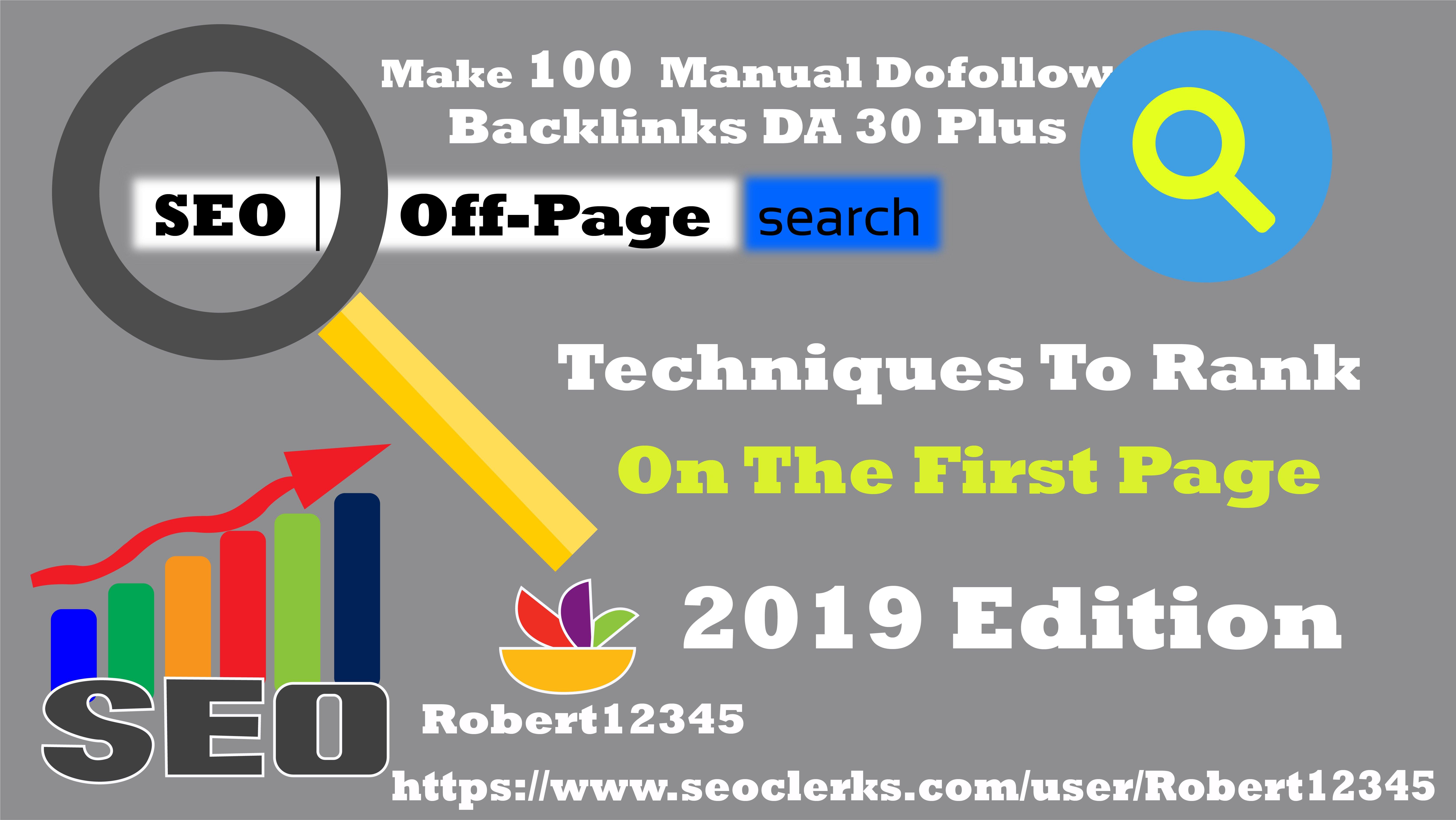  Do 100 Manual Backlinks, To Your Website