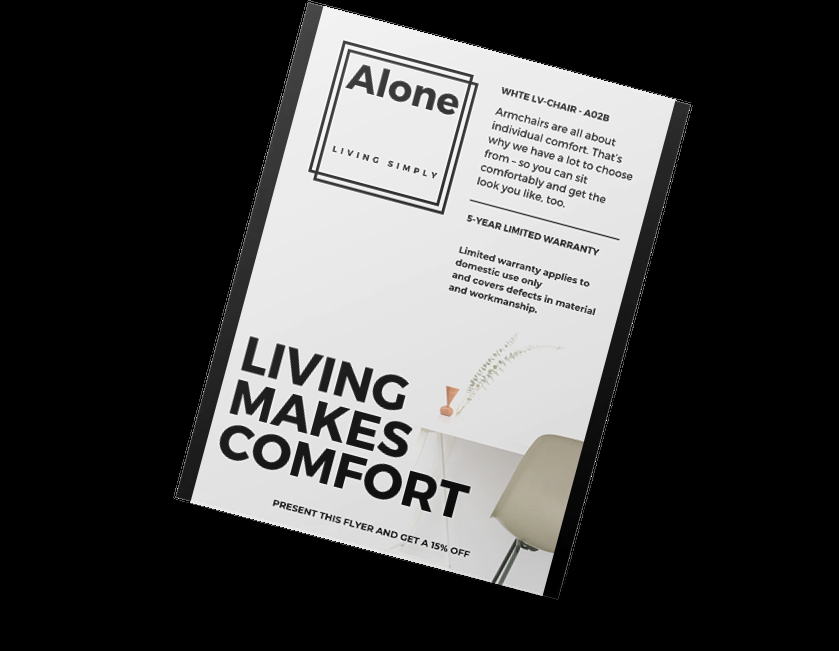 Professional flyer, poster, brochure, in 8 hours