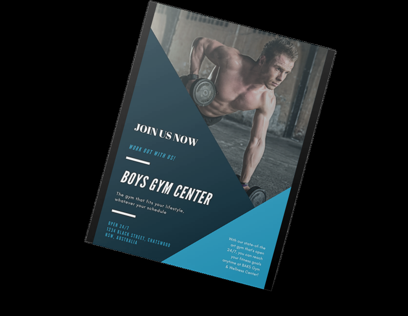 Professional flyer, poster, brochure, in 8 hours