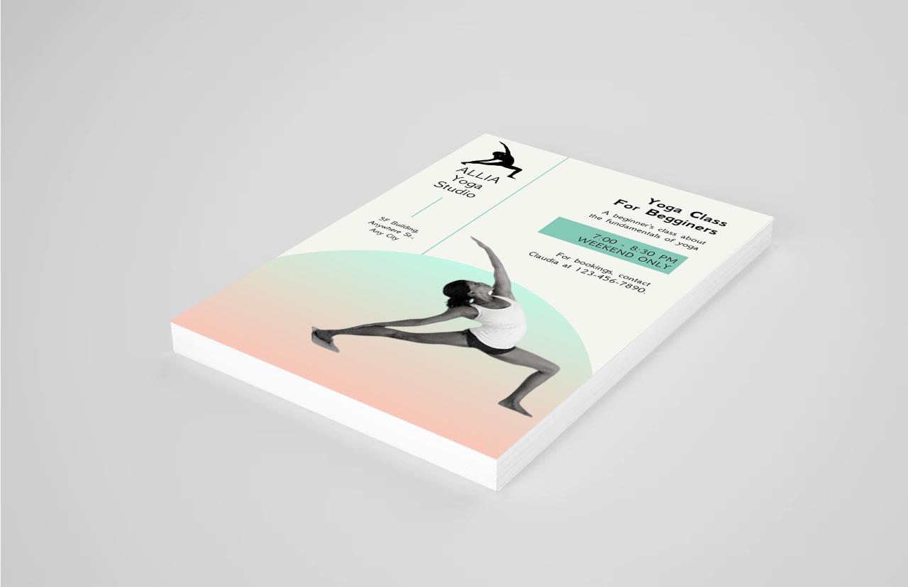 Professional flyer, poster, brochure, in 8 hours