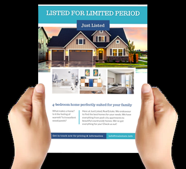 Professional flyer, poster, brochure, in 8 hours