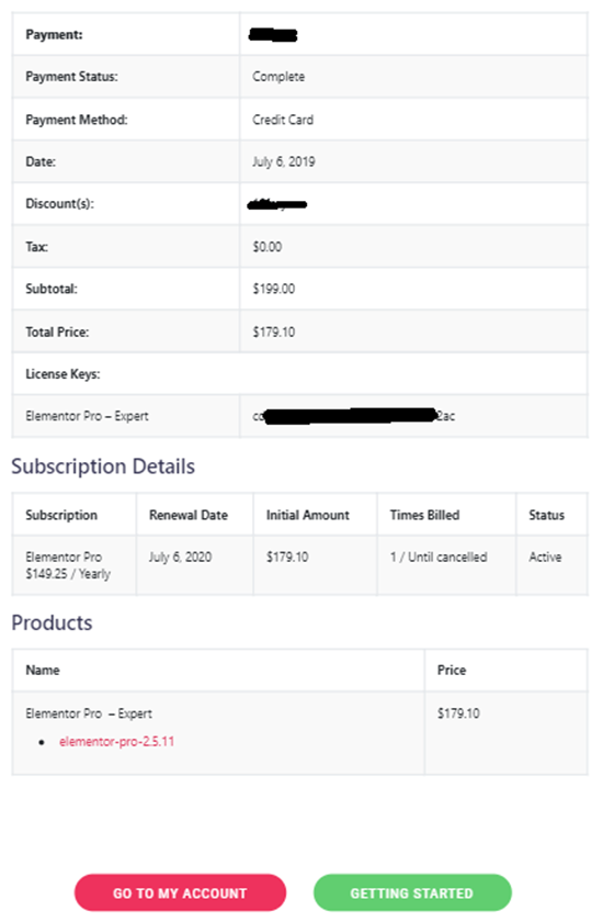 Elementor Pro UA Elementor Astra Pro with a valid license