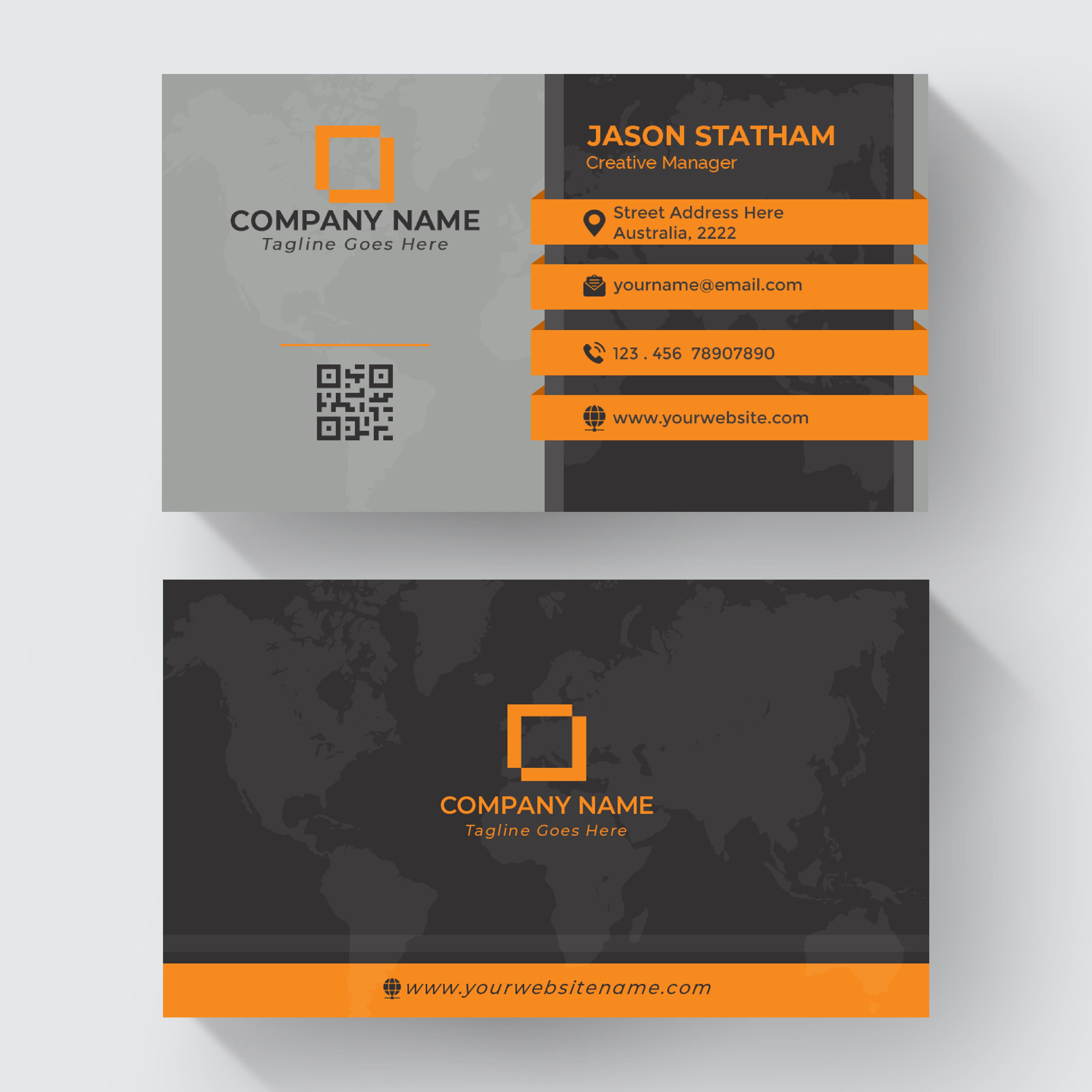 Design eye-catching business card, visiting card in a Day