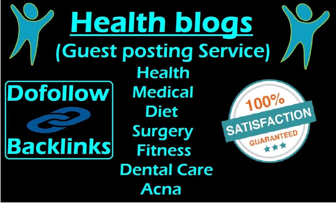  Guest Post On Health Sites Da31+
