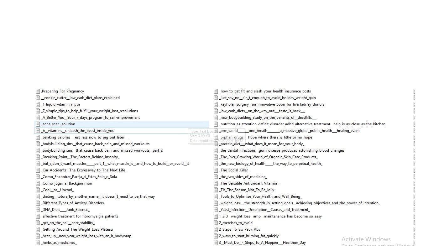 I will give you Premium Quality 10000 articles on Health and Fitness Niches with PLR