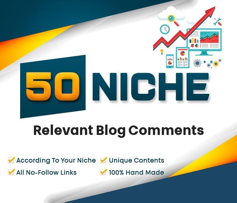 I will do 50 niche relevant manual nofollow backlinks