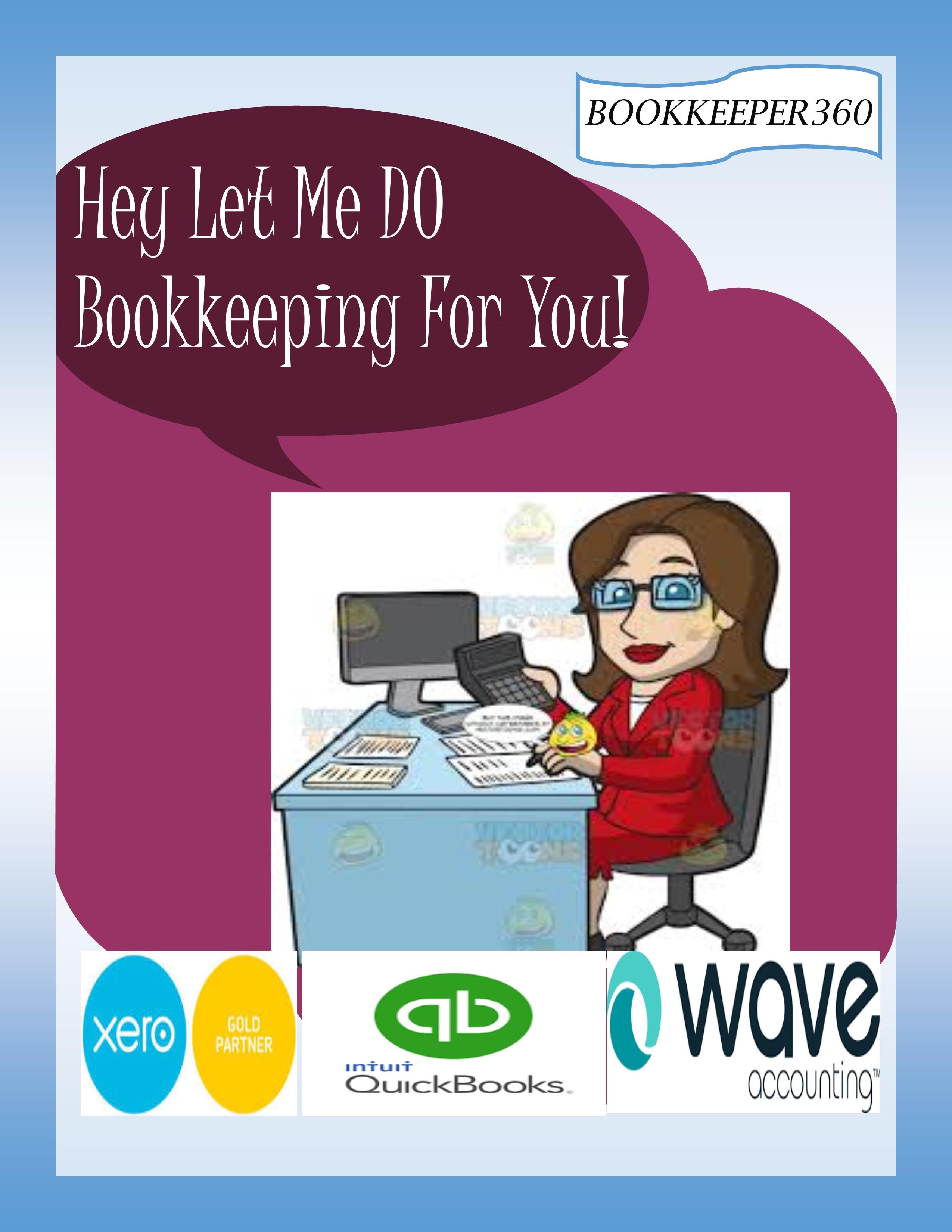 Bookkeeping Using Quickbooks,Xero,Freshbooks,Waves