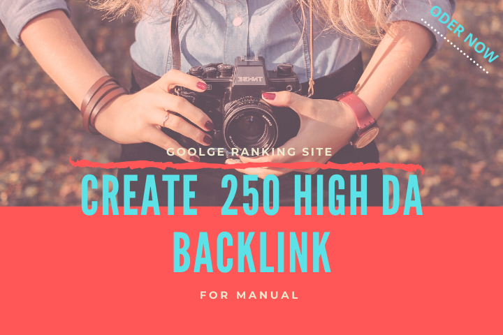 I will do 250 High DA profile backlinks manually for website