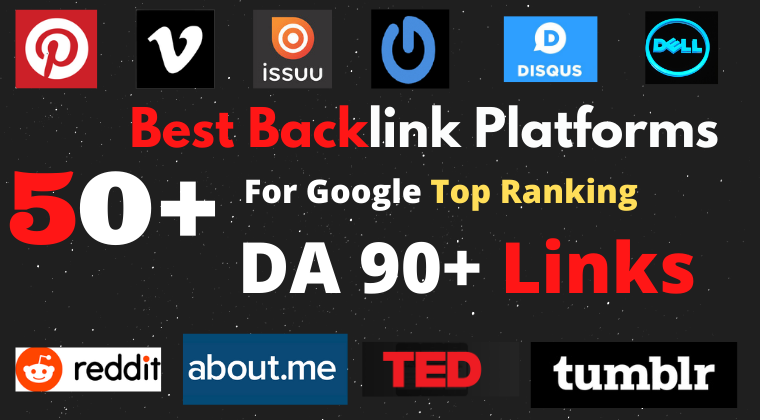 bulid 50 high DA PA authority seo backlinks, link buliding