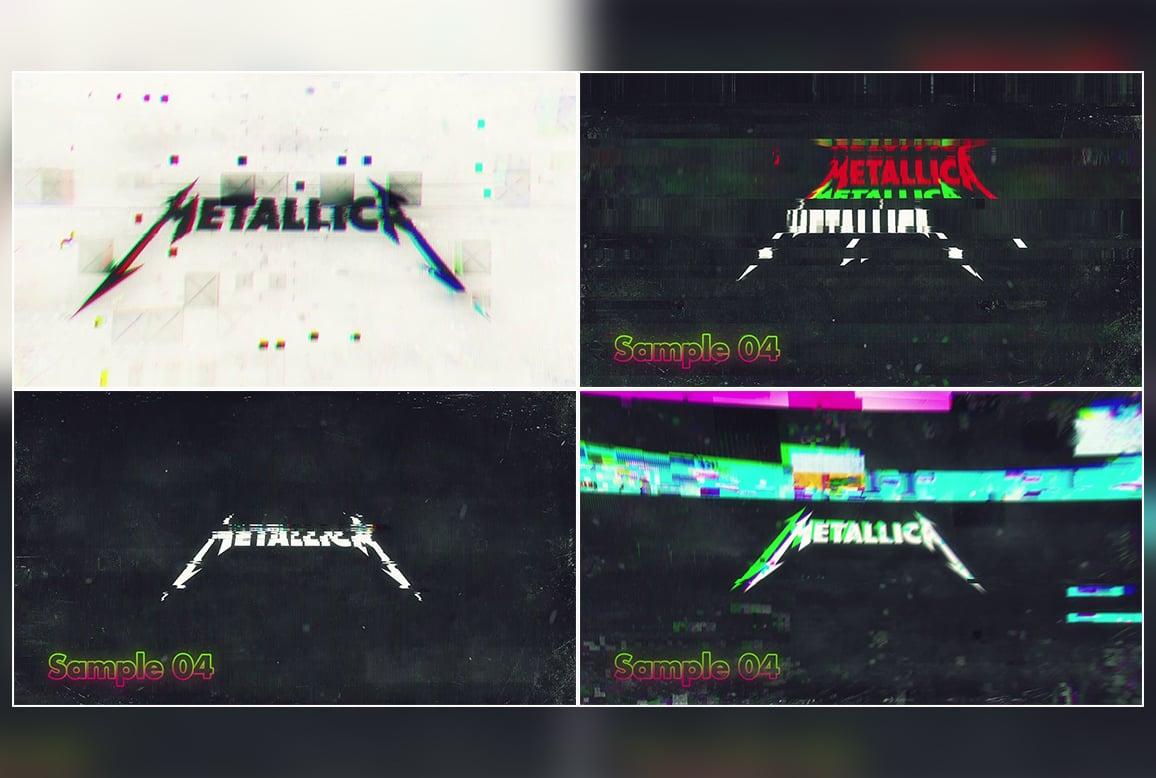 i'll create glitch effects intro logo or text 24h