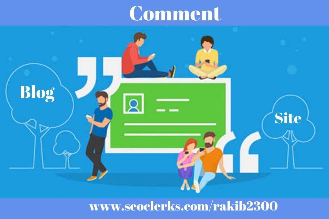 I will publish 25 blog comment dofollow backlinks with high quality site