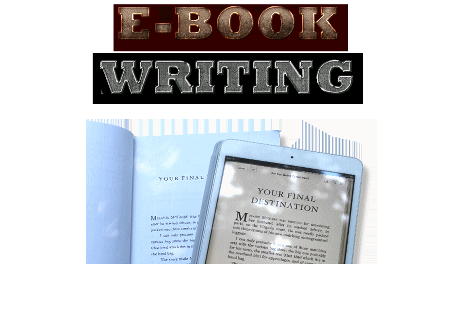 do E-book writing and ghostwriting for you 