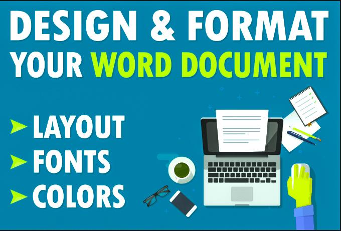 Edit, Format and Redesign your document