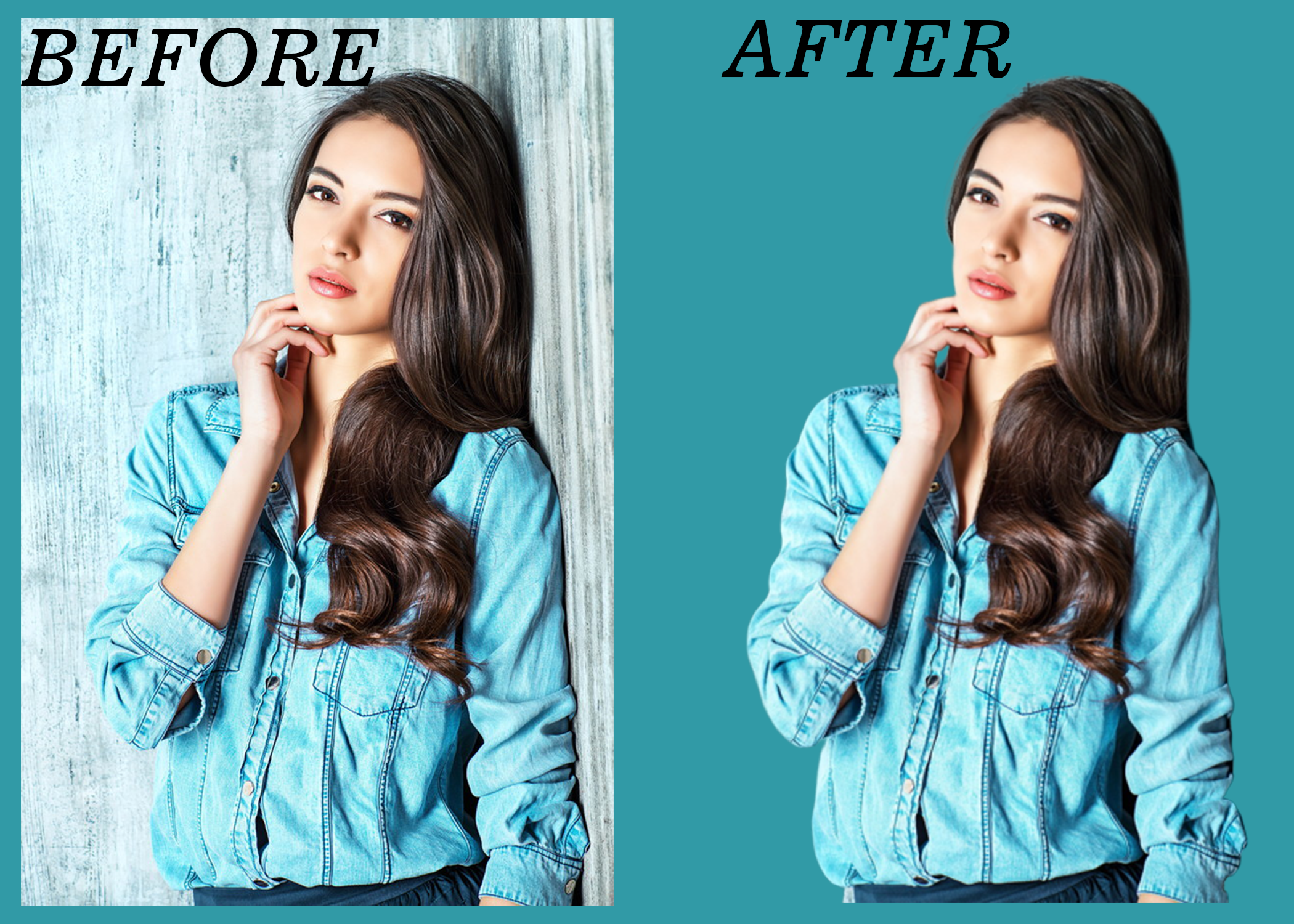 Superfast images background removal