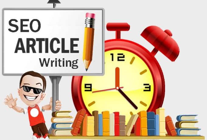 I will write quality articles for you on a wide range of topics
