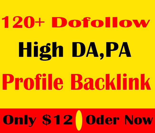 manually create 120+ Pr9 To Pr7 profile backlinks for boosting your ranking