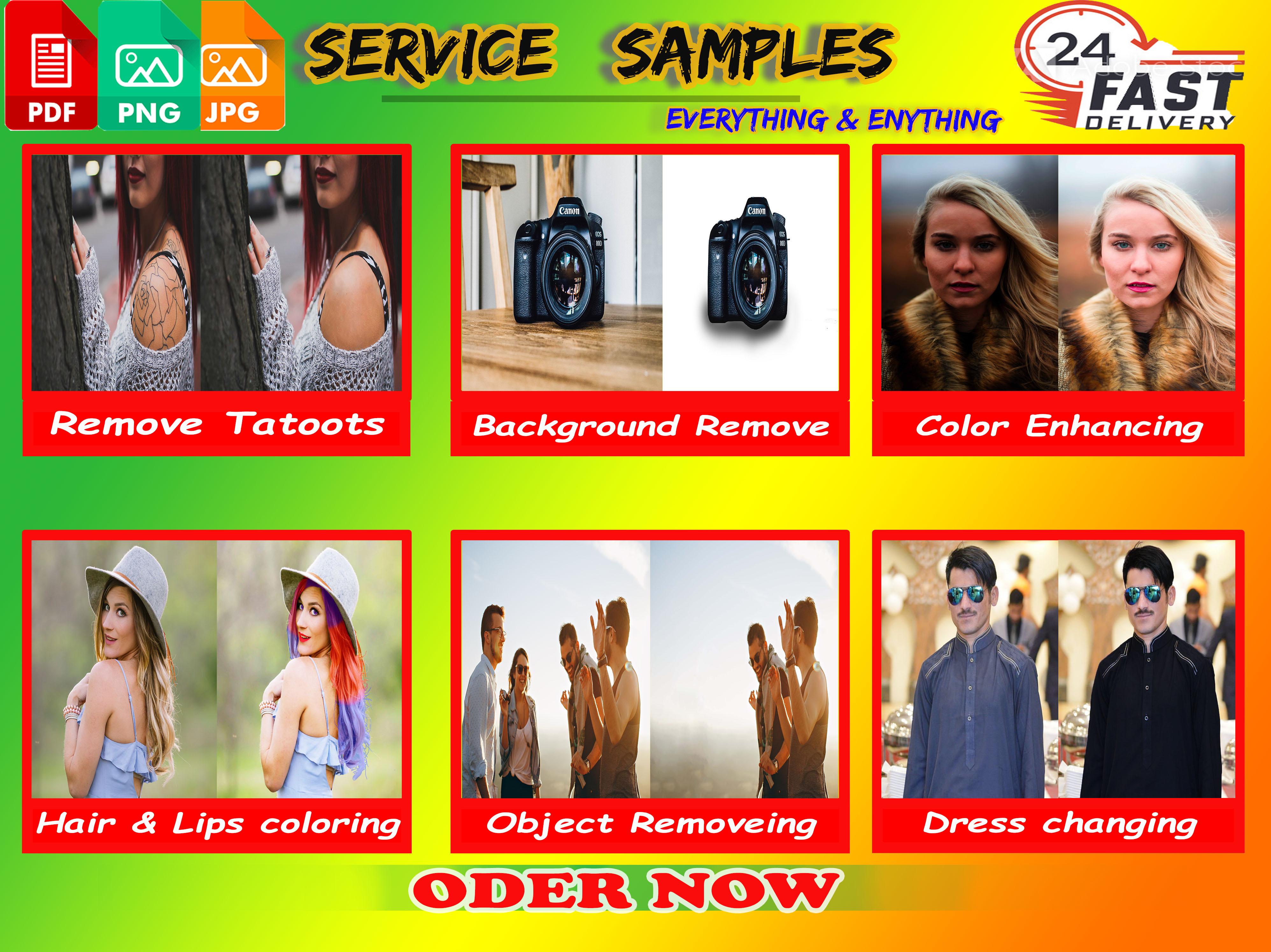 I will do professional Photoshop and Editing background remove from images