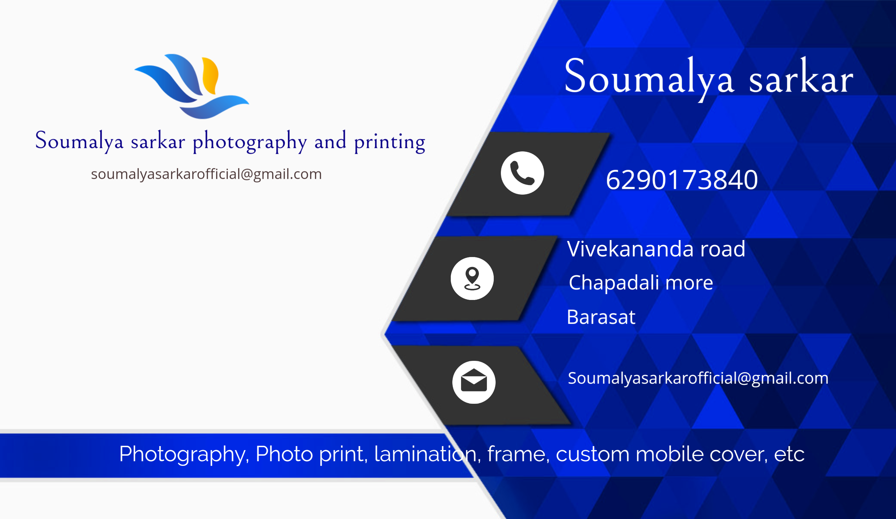 Custom&Unique Bussiness Card design at lowest price