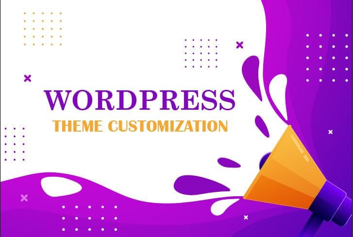 theme customization and build a seo optimized website