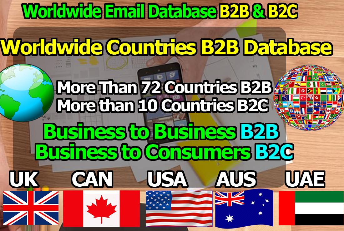  I will Provide 200 B2B or B2C Leads from selected Country