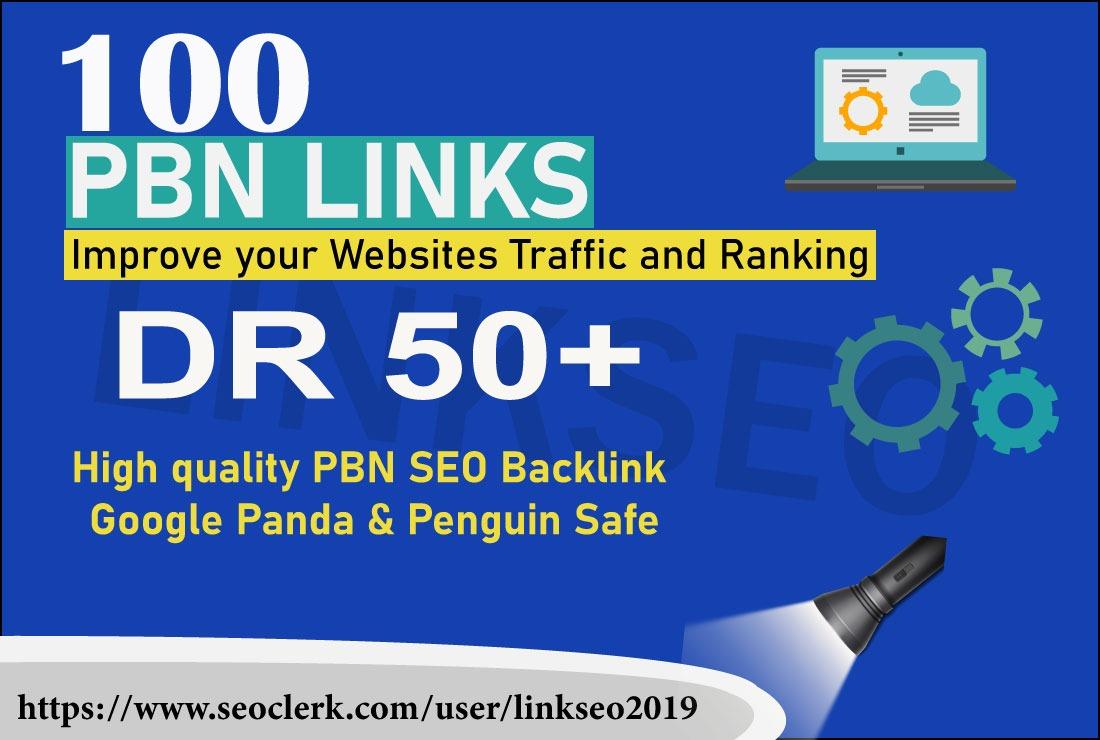 I will Build pbn DR 50 to 70 dofollow pbn SEO service backlinks