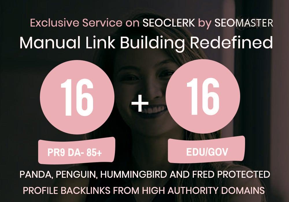 16 Pr9 + 16 Edu - Gov High Pr SEO Authority Backlinks Fire Your Google Ranking 